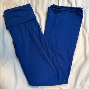 Harlow Royal Fold-over Flare Leggings